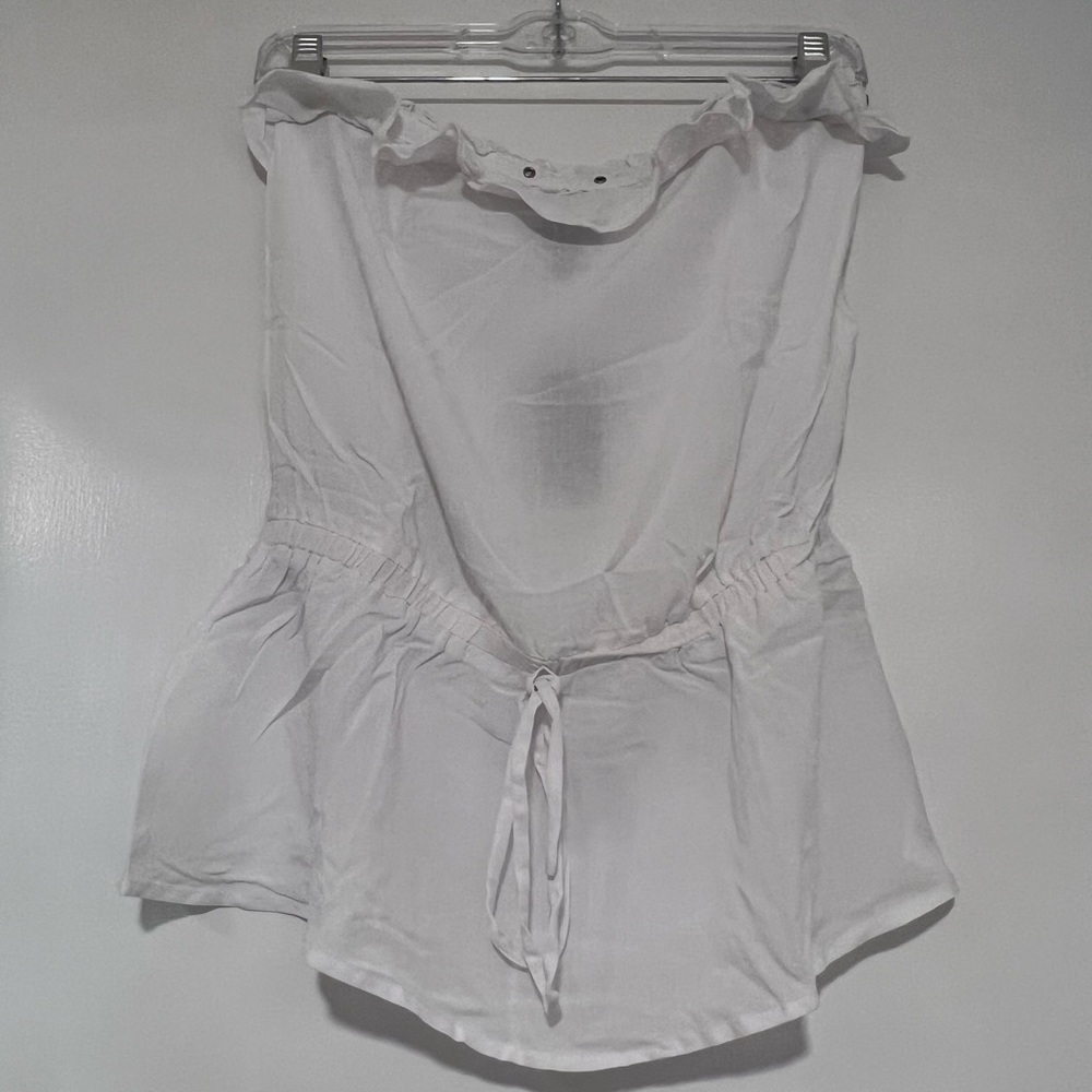 🌸Spring Sale🌸 NWT Bebe White Strapless Top Size Small